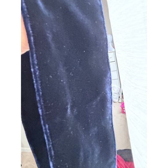 Eileen Fisher Velvet Wrap Belt Navy Blue Silk Blend Tie Waist Sash NWT SzM $78 main image 10
